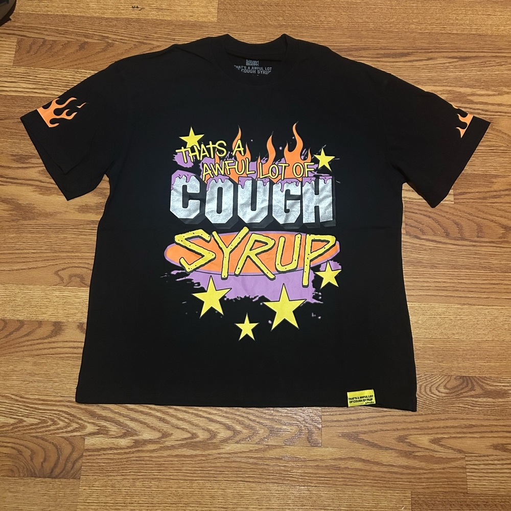 Black Graphic Kids Shirt